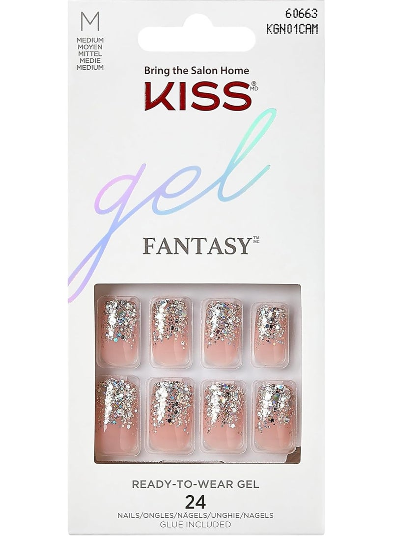 KISS Gel Fantasy 24 nails (M) - Image 1